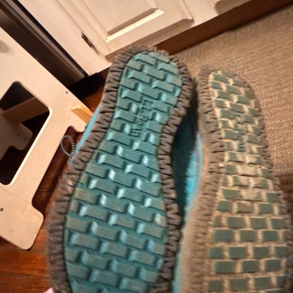 L.L. Bean Ultralight Primaloft Teal Insulated winter Boots toddler size 12 - Picture 2 of 5